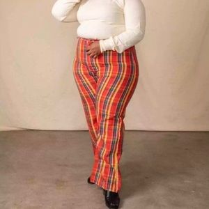 Big Bud Press Western Pants Red Plaid